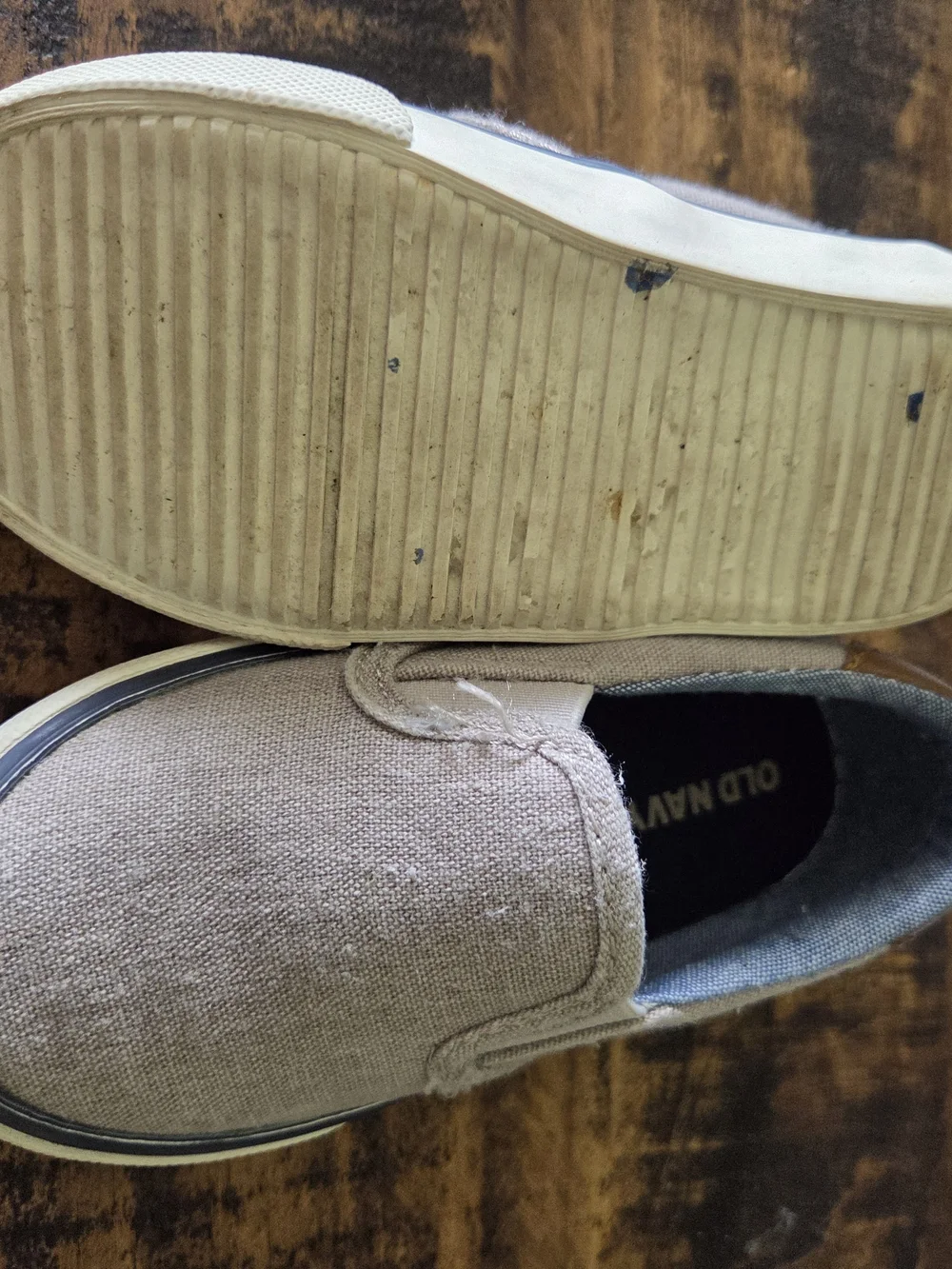 Old Navy Slip-On Canvas Sneakers - Light Taupe